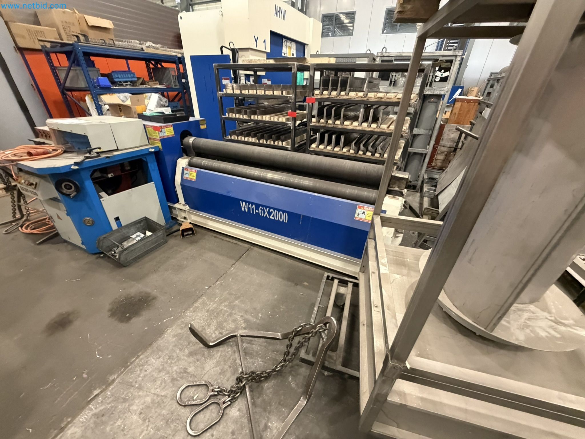 Blechbiegemaschine Anhui Yawei Machine Tool W11-6X200